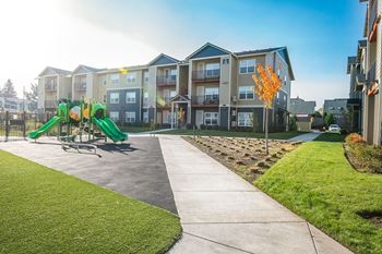sidewalk to playground